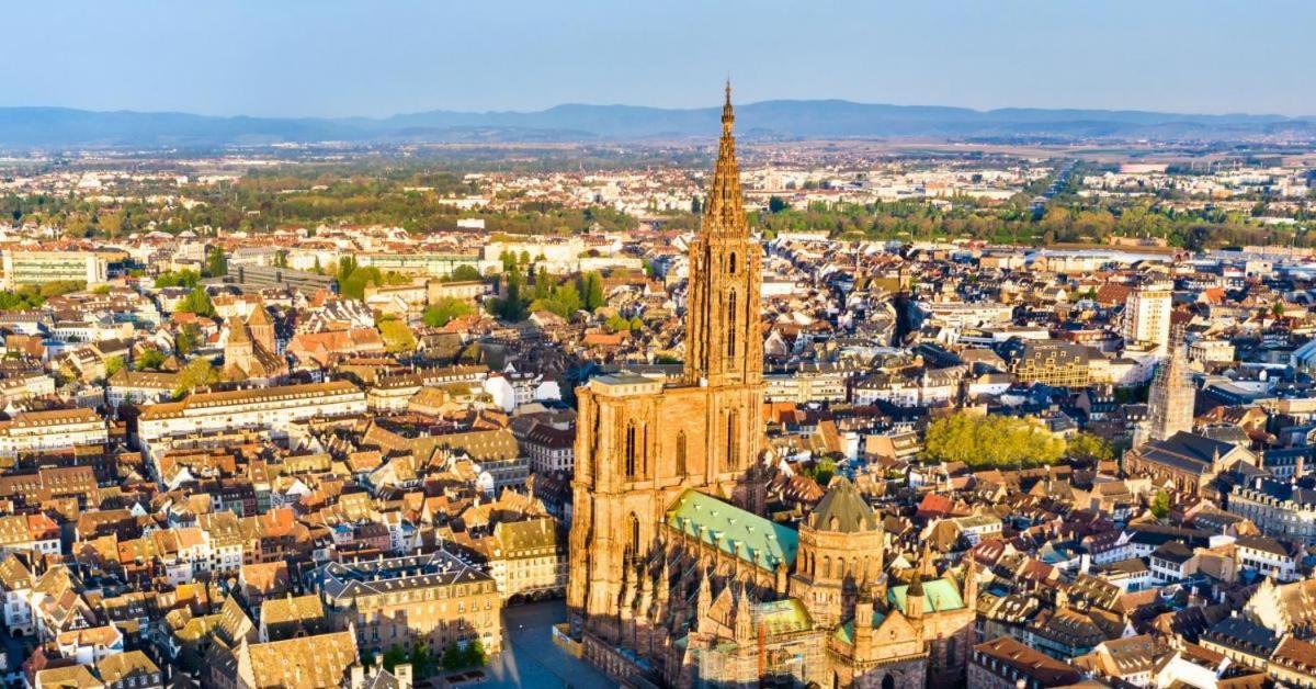 Appartement Rooftop - 5 Min Centre Ville Strasbourg ชิลติงไฮม์ ภายนอก รูปภาพ
